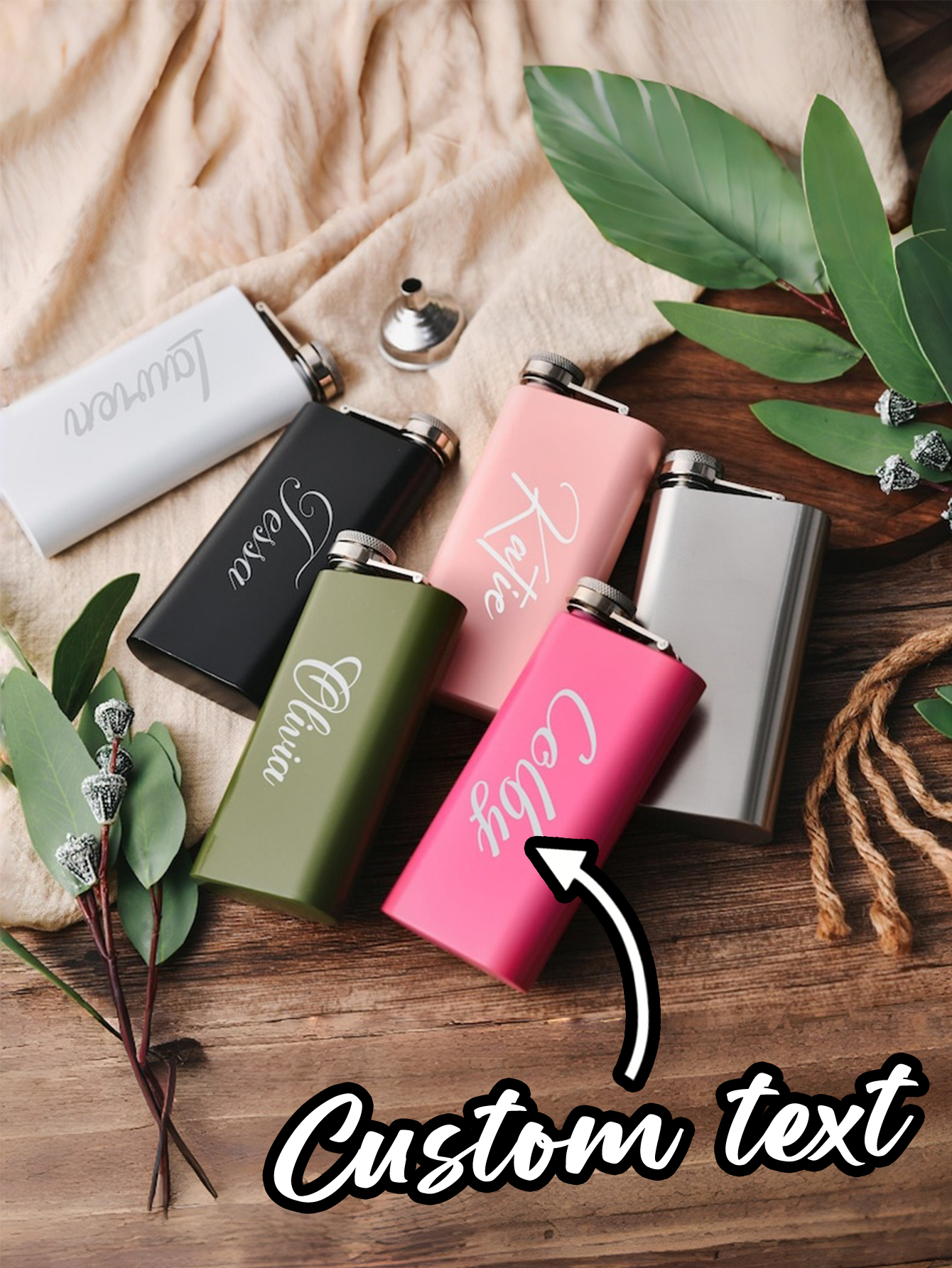 Custom Engraved Outdoor Hip Flask